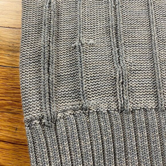 Arrow Sport 90’s Knitted Blue & Gray Sweater Size Large - Picture 8 of 8